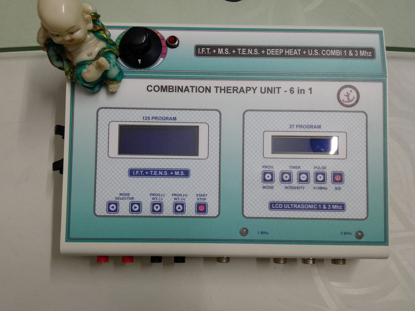 6 in 1 Compact Combination Therapy Machine with IFT TENS EMS Ultrasound Therapy